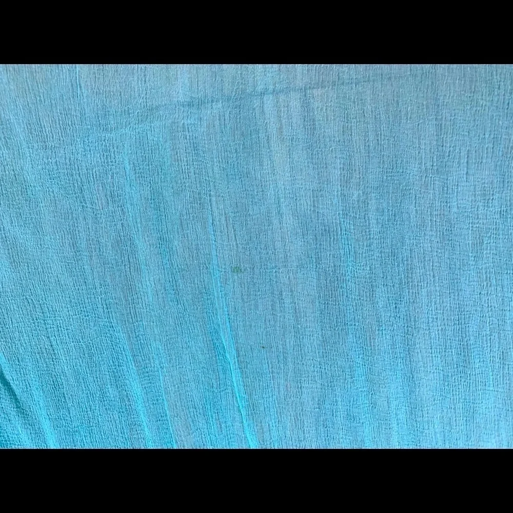 Elegant Turquoise Chiffon scarf
